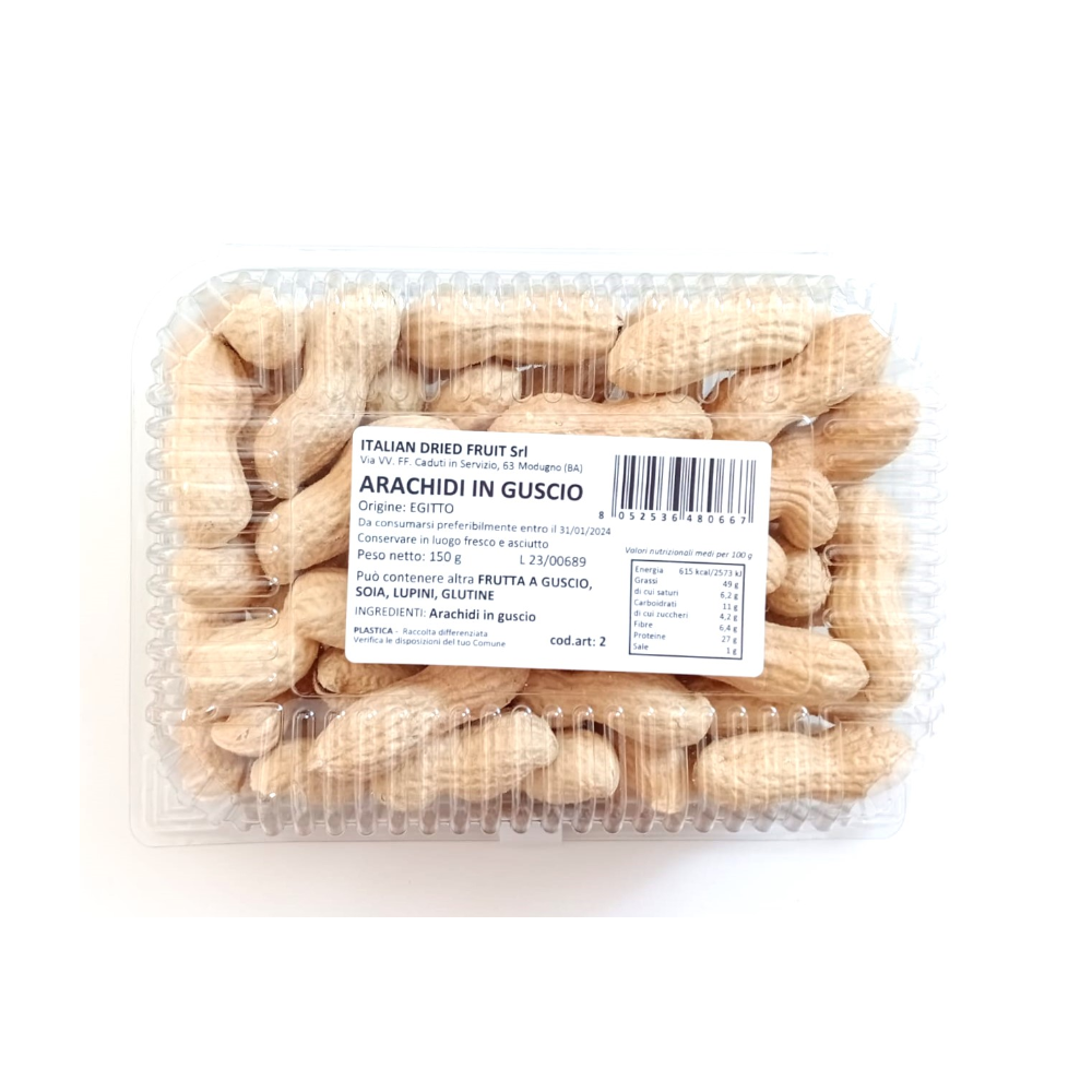 Arachidi in Guscio - 10 vaschette da 150g