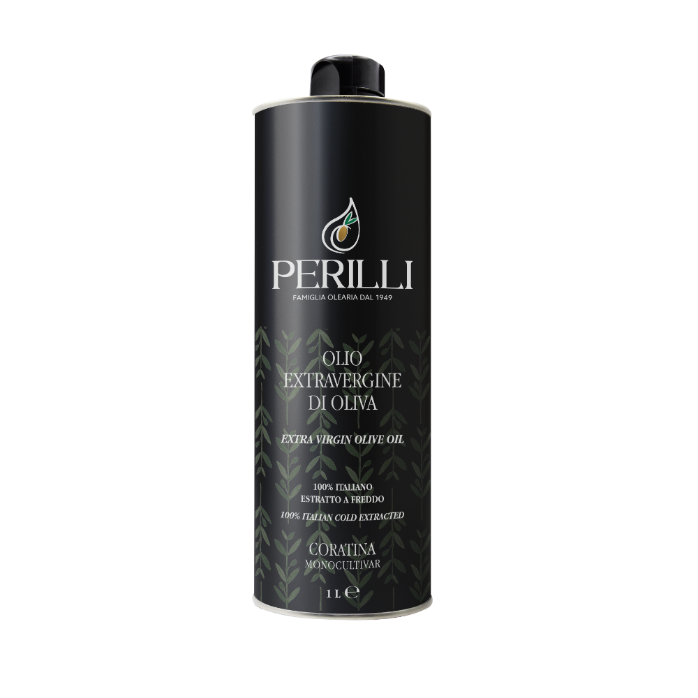 Olio Extravergine di Oliva di Cultivar Coratina - Lattina da 1 Litro