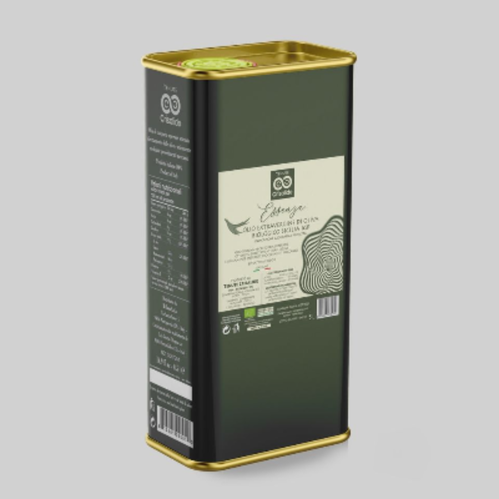 Olio EVO Siciliano Biologico Novello (Campagna Olearia 25-26) - 3 Litri o 5 Litri