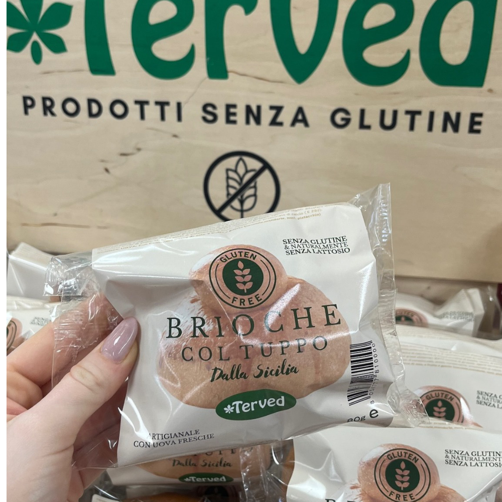 Brioche col Tuppo Senza Glutine e Senza Lattosio I Terved - 80g