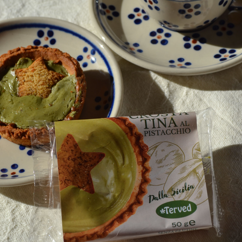 Crostatine con Crema di Pistacchio Senza Glutine - 18pz