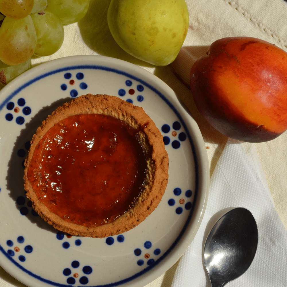 Crostatine al Albicocca Senza Glutine con Grano Saraceno - 4 Pezzi x 50g