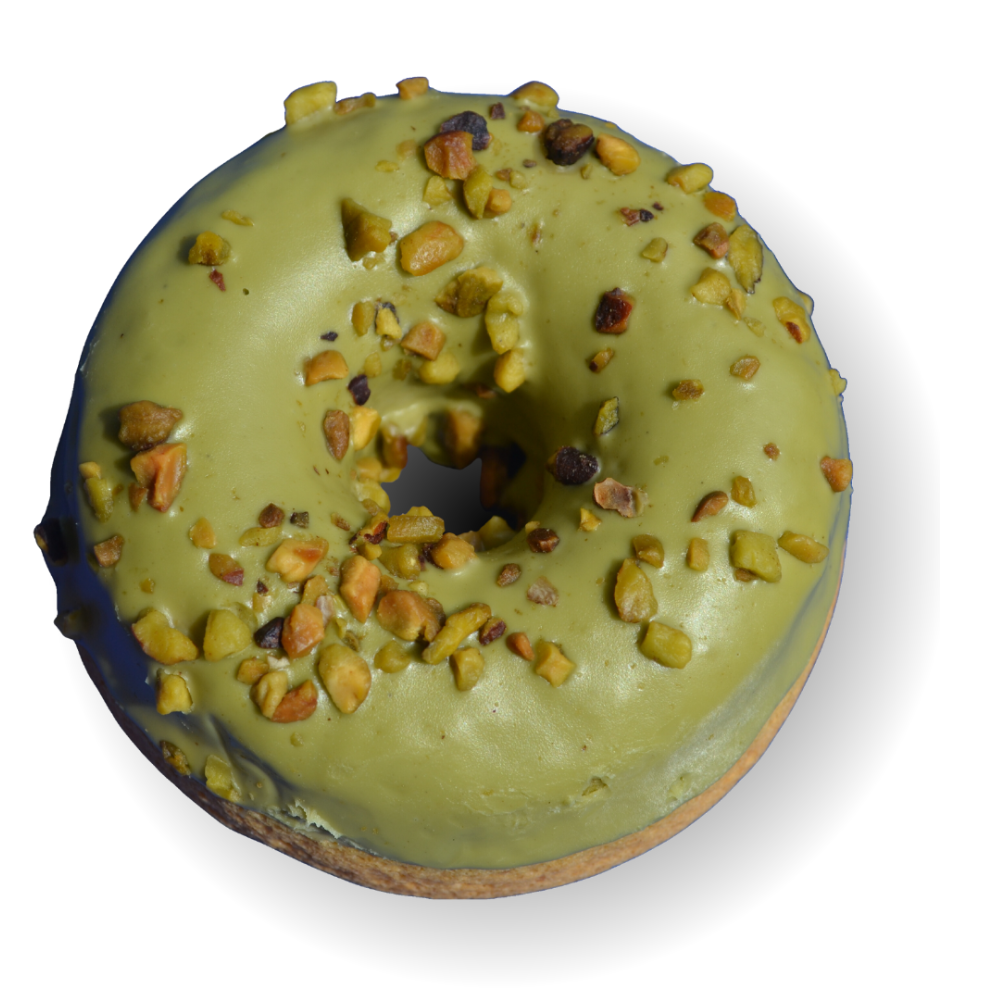 Donuts al Forno Ricoperto con Glassa al Pistacchio Senza Glutine - 2 Pezzi x 45g