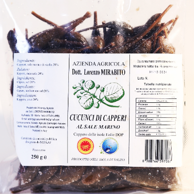 Cucunci di Capperi di Salina (Isole Eolie DOP) - 200g