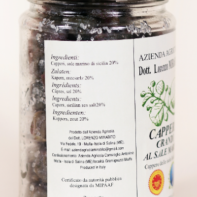 Capperi di Salina Grandi (Isole Eolie DOP) - 200g