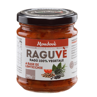 Ragù 100% Vegetale a Base di Lenticchie - 190g
