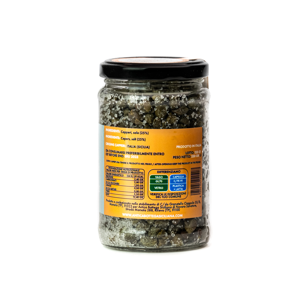 Capperi Siciliani Sottosale - 75g o 230g
