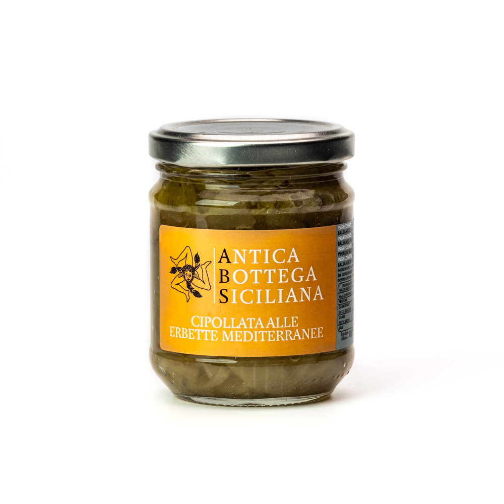 Cipollata in Agrodolce alle Erbette Mediterranee - 180g