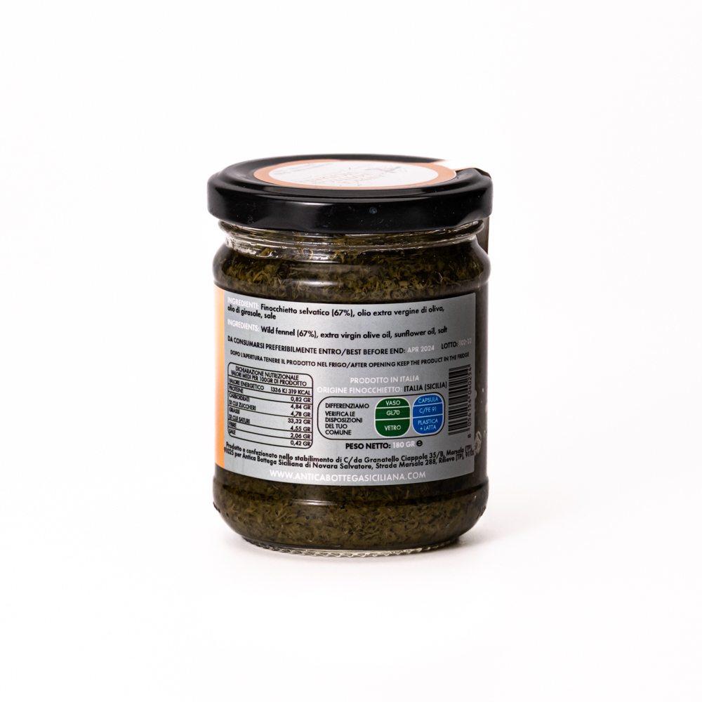 Crema di Finocchietto Selvatico Siciliano - 90g o 180g