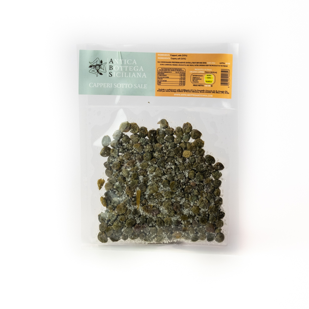 Capperi Sotto Sale in Busta - 100g