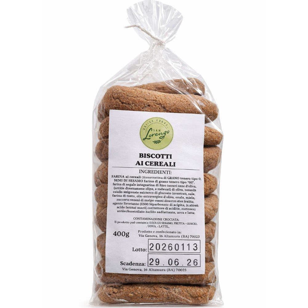 Biscotti ai Cereali Artigianali - 400g