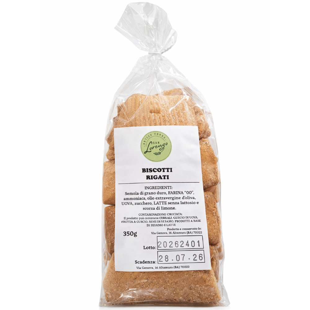 Biscotti Rigati Artigianali - 350g