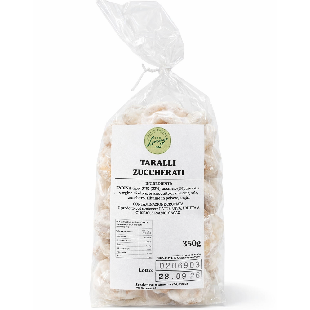 Taralli Glassati "Occhi di Santa Lucia" - 350g