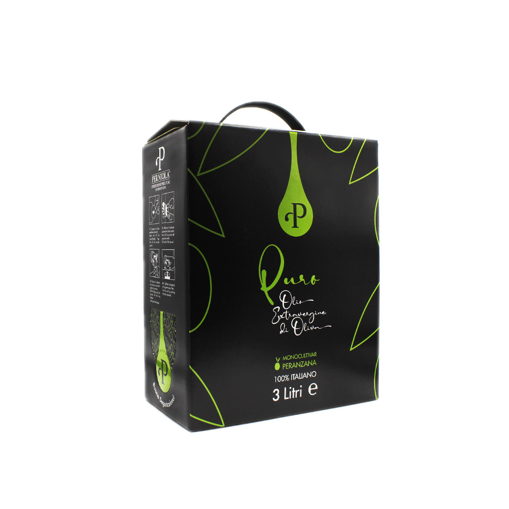 Olio Extravergine di Oliva Bag-in-Box - Monocultivar Peranzana - 3L