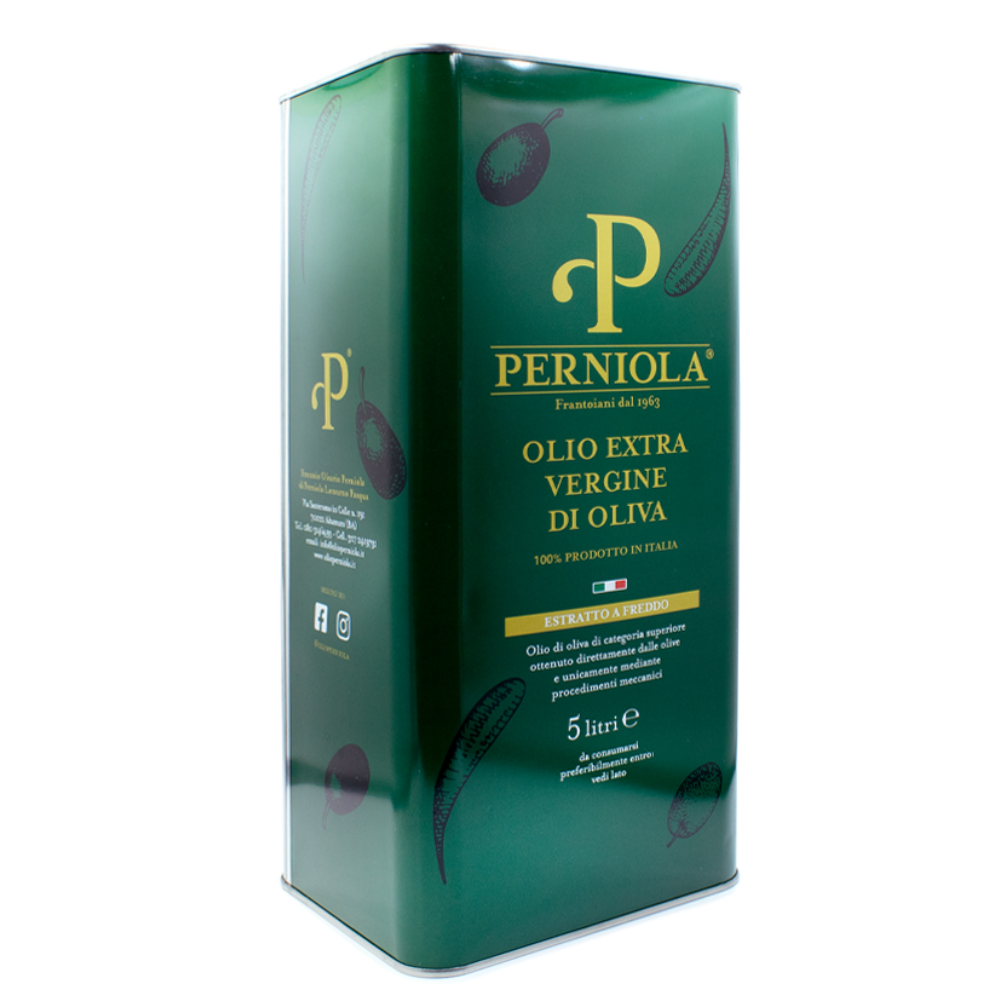Olio Extra Vergine di Oliva Monocultivar Coratina in Lattina da 5L 