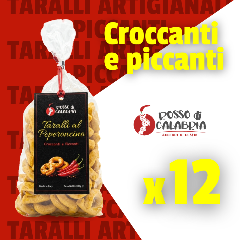 Taralli al Peperoncino - Box da 12 pezzi