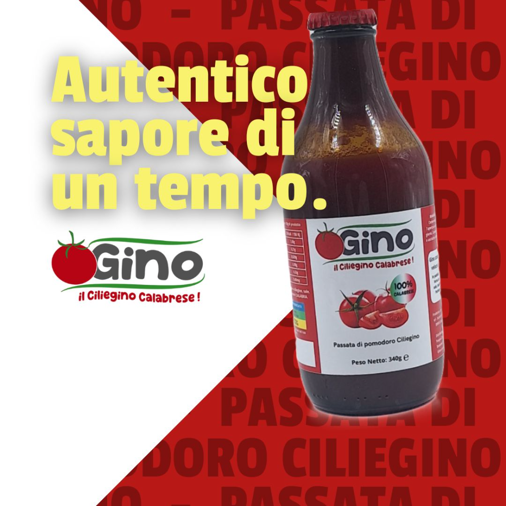 Passata di Pomodoro Ciliegino Calabrese "Gino" - 340g