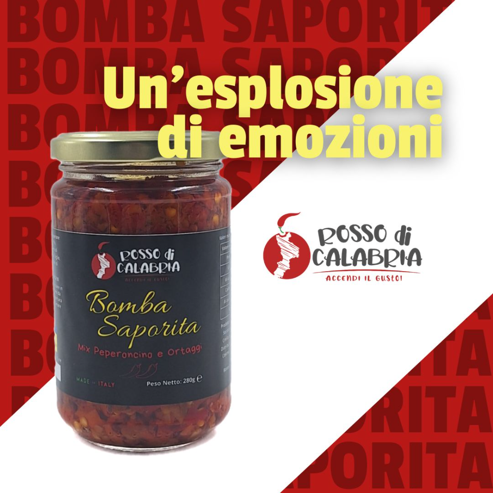 Mix di Peperoncini ed Ortaggi "Bomba Saporita" - 280g