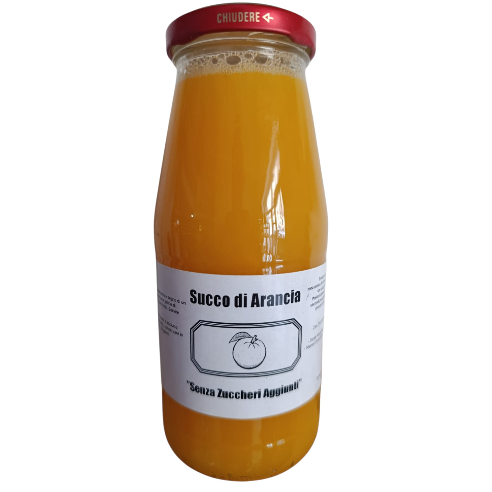 Succo di Arancia 100% Senza Zuccheri Aggiunti - 40cl