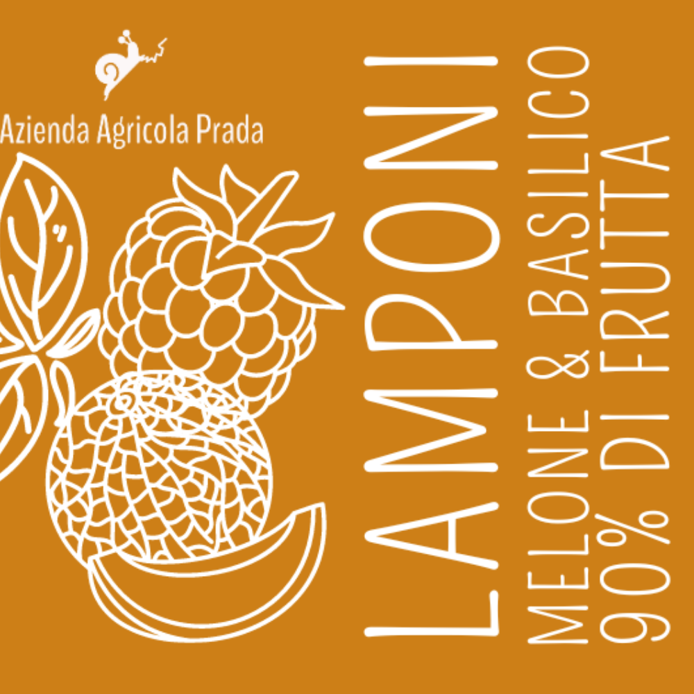 Composta di Lamponi, Melone e Basilico con il 90% di Frutta - Senza Glutine