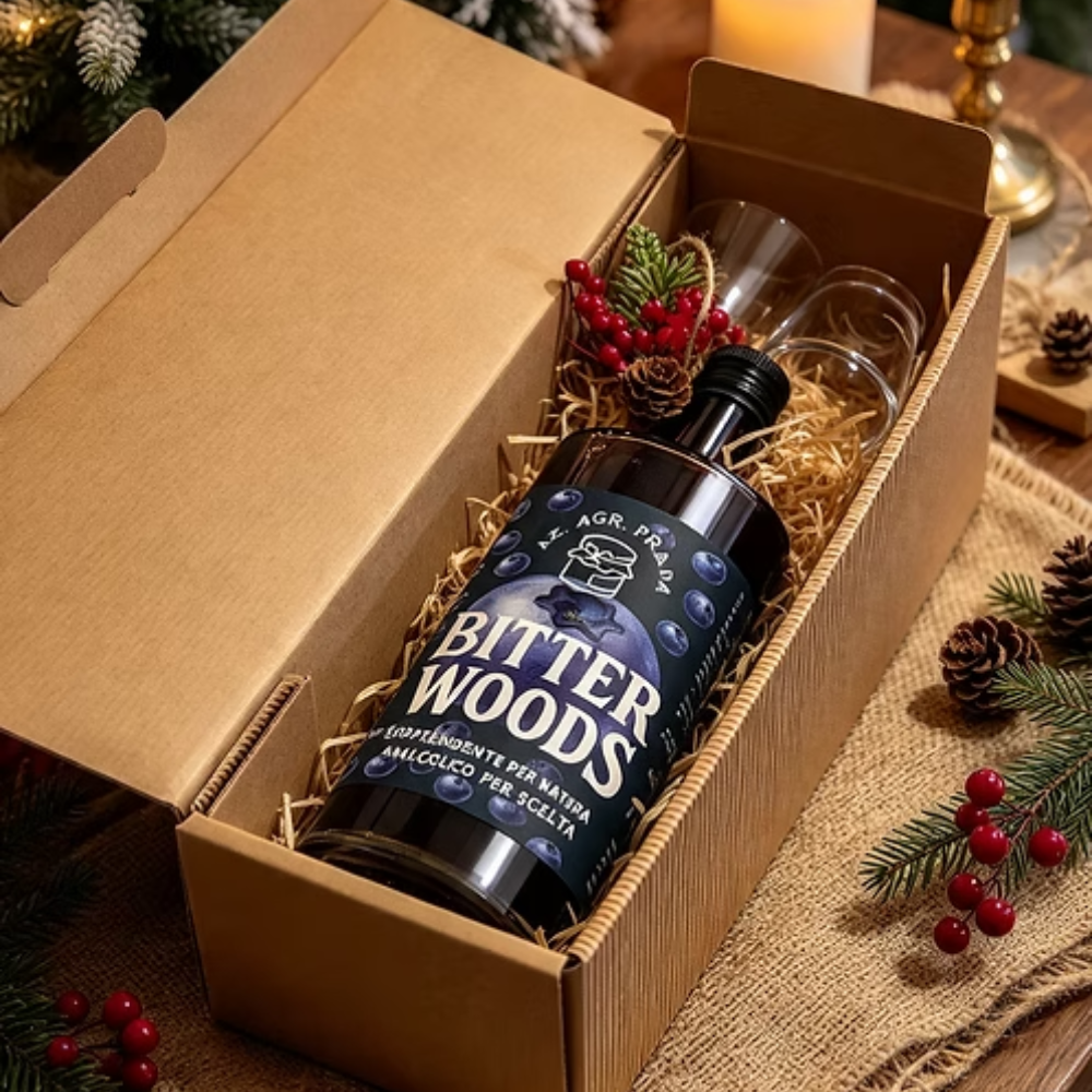 Confezione Regalo Natale "Bitter Woods" 500 ml