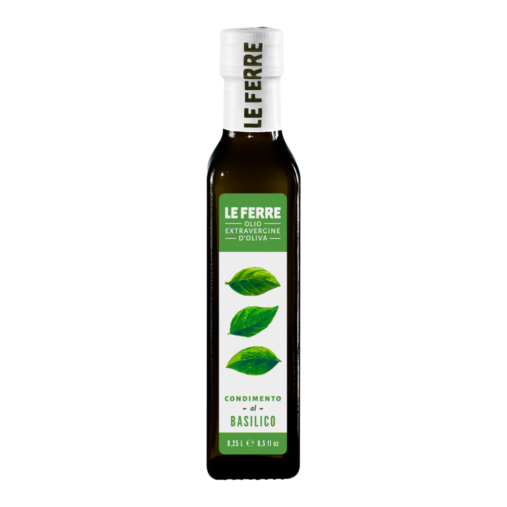 Condimento all’Olio EVO Aromatizzato al BASILICO - 250ml