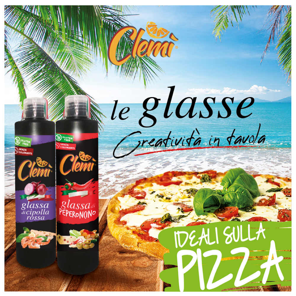 Glassa Clemì: 1 Confezione da 140 gr (clementine, bergamotto, cipolla o peperoncino)