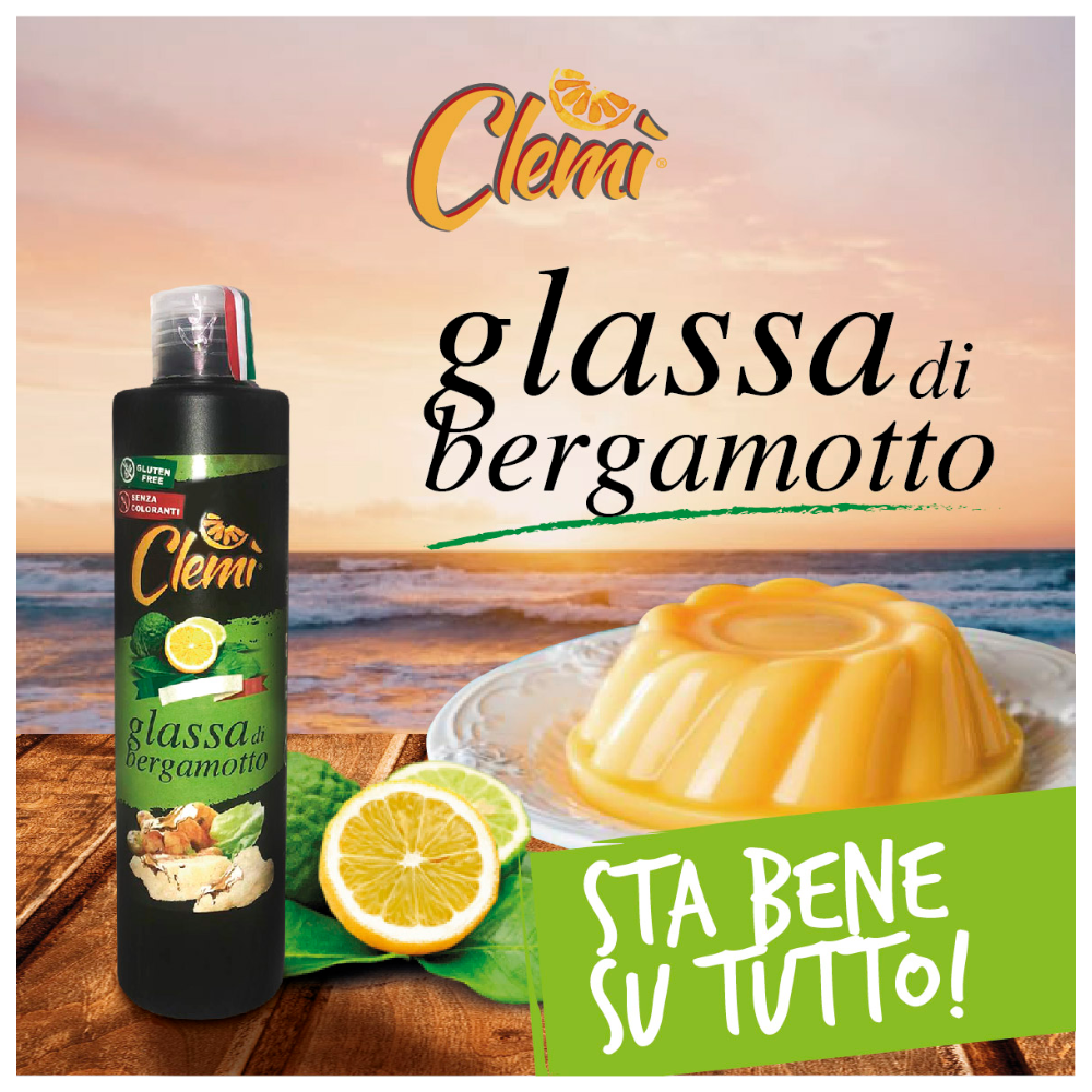 Glassa Clemì: 1 Confezione da 140 gr (clementine, bergamotto, cipolla o peperoncino)