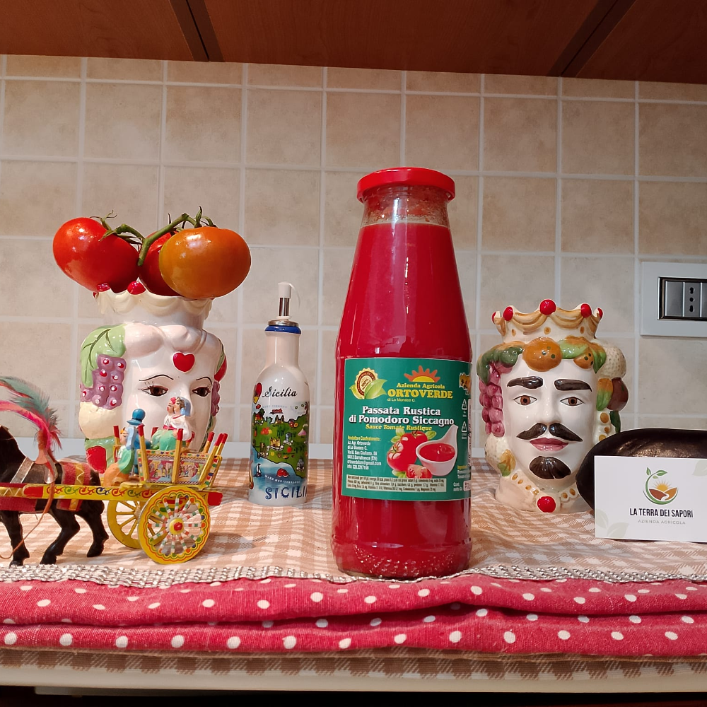 Passata Rustica di Pomodoro Siciliano Siccagno - 720g