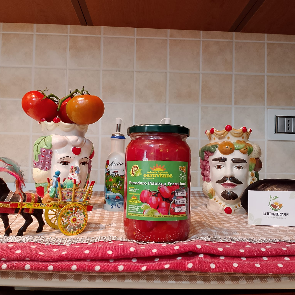 Pomodoro Pelato Siciliano a Pezzettoni - 750g