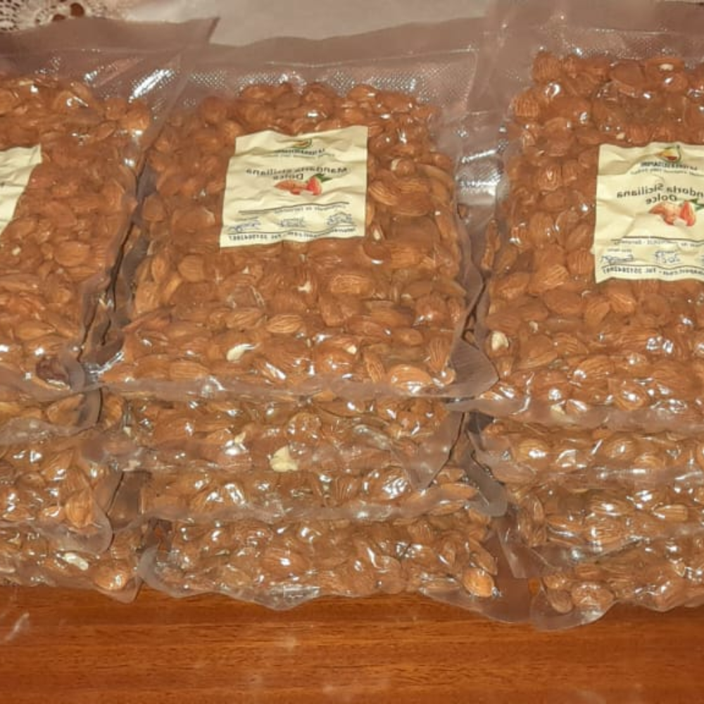 Mandorle Sgusciate Siciliane Crude - 500g
