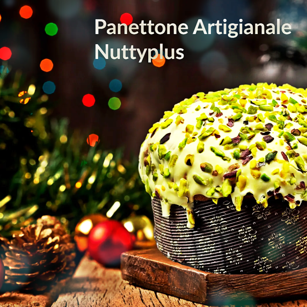 Panettone Artigianale al Pistacchio Siciliano – 1Kg
