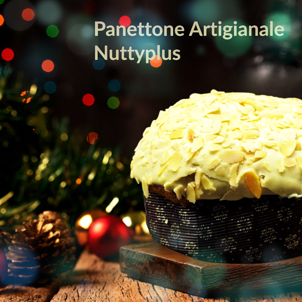 Panettone Artigianale alla Mandorla Siciliana – 1Kg