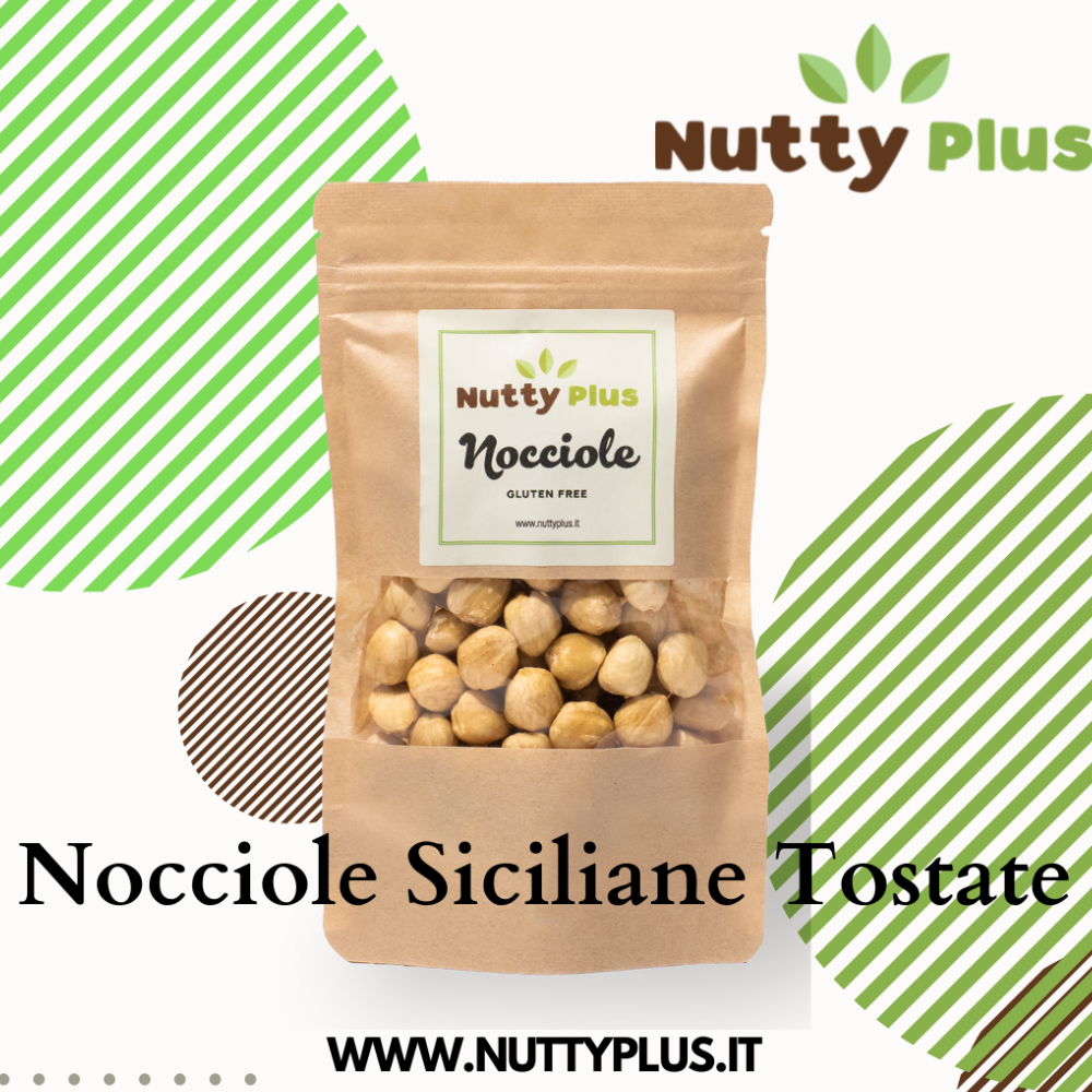 Nocciole Siciliane Tostate Gluten Free - 100g, 250g, 500g o 1kg