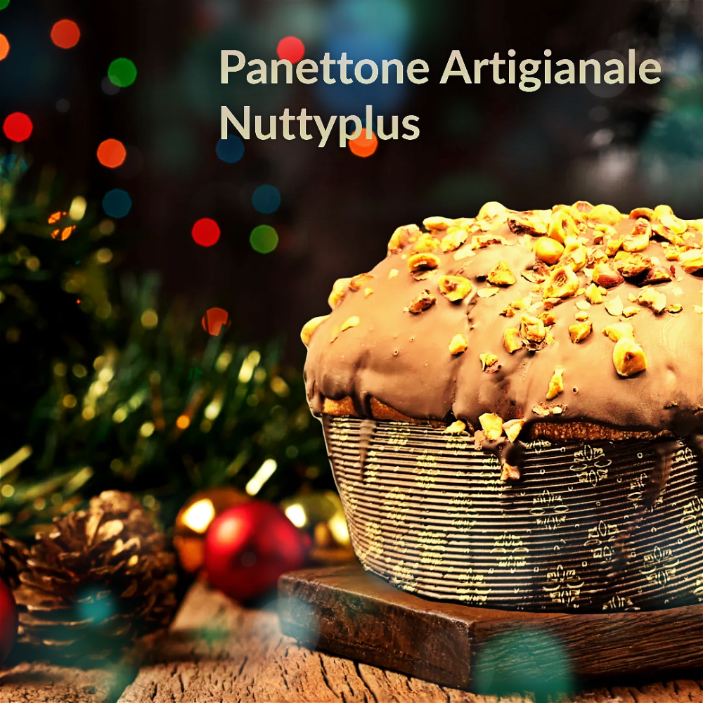 Panettone Artigianale alla Nocciola – 1Kg
