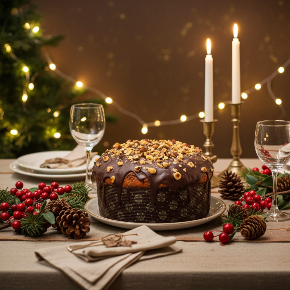 Panettone Artigianale alla Nocciola – 1Kg