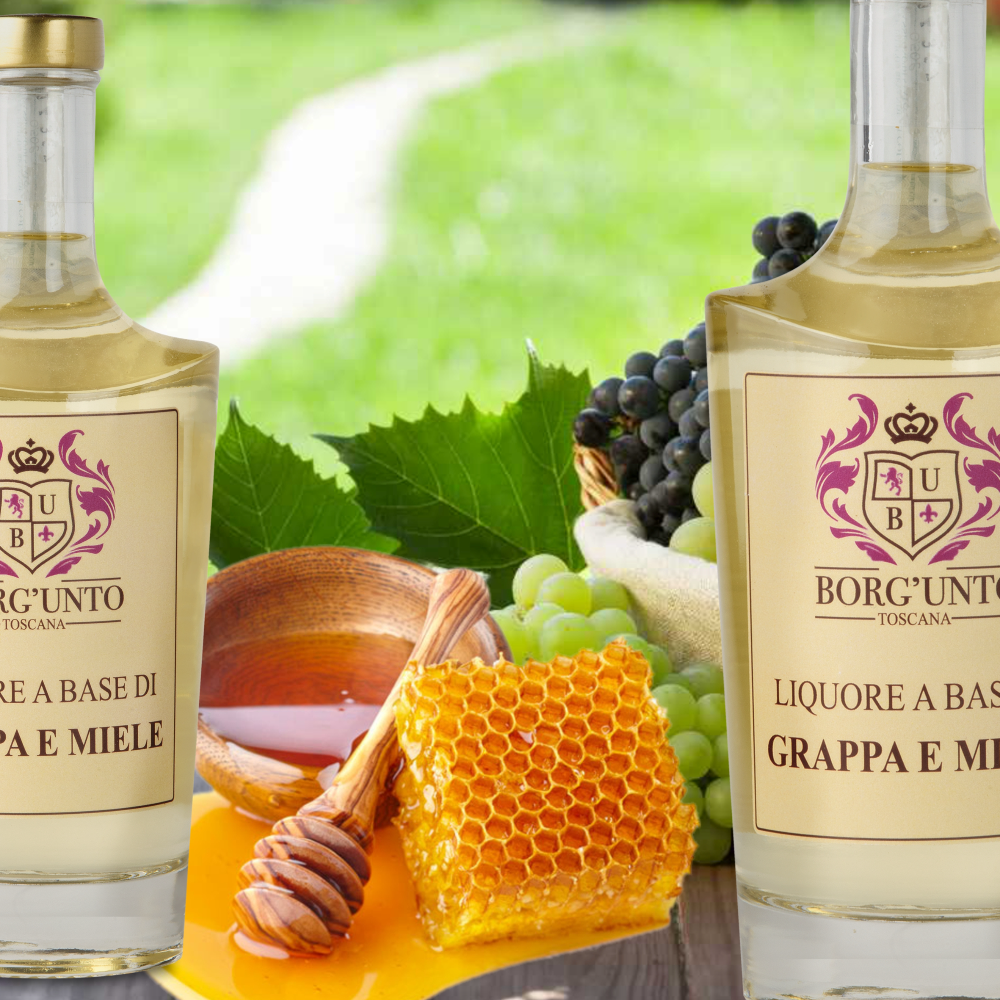 Grappa al miele di millefiori 50cl
