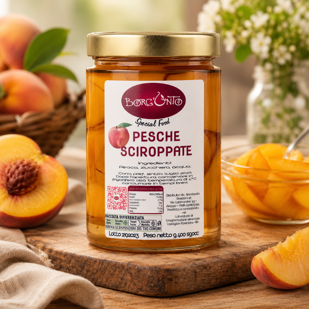 Pesche Sciroppate - 400g