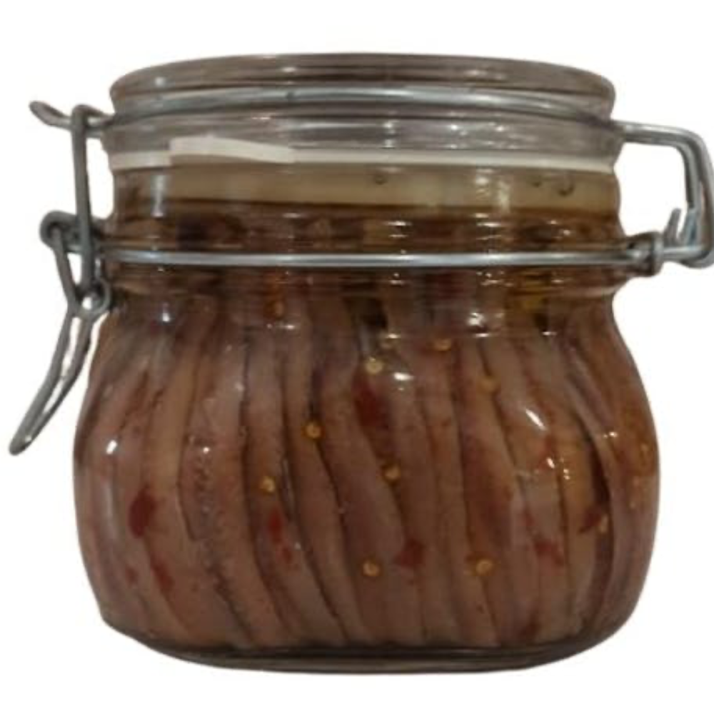 Filetti di Acciughe al Peperoncino - 580g