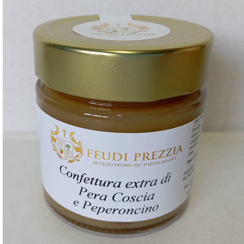 Confettura Extra di Pera Coscia e Peperoncino - 250g