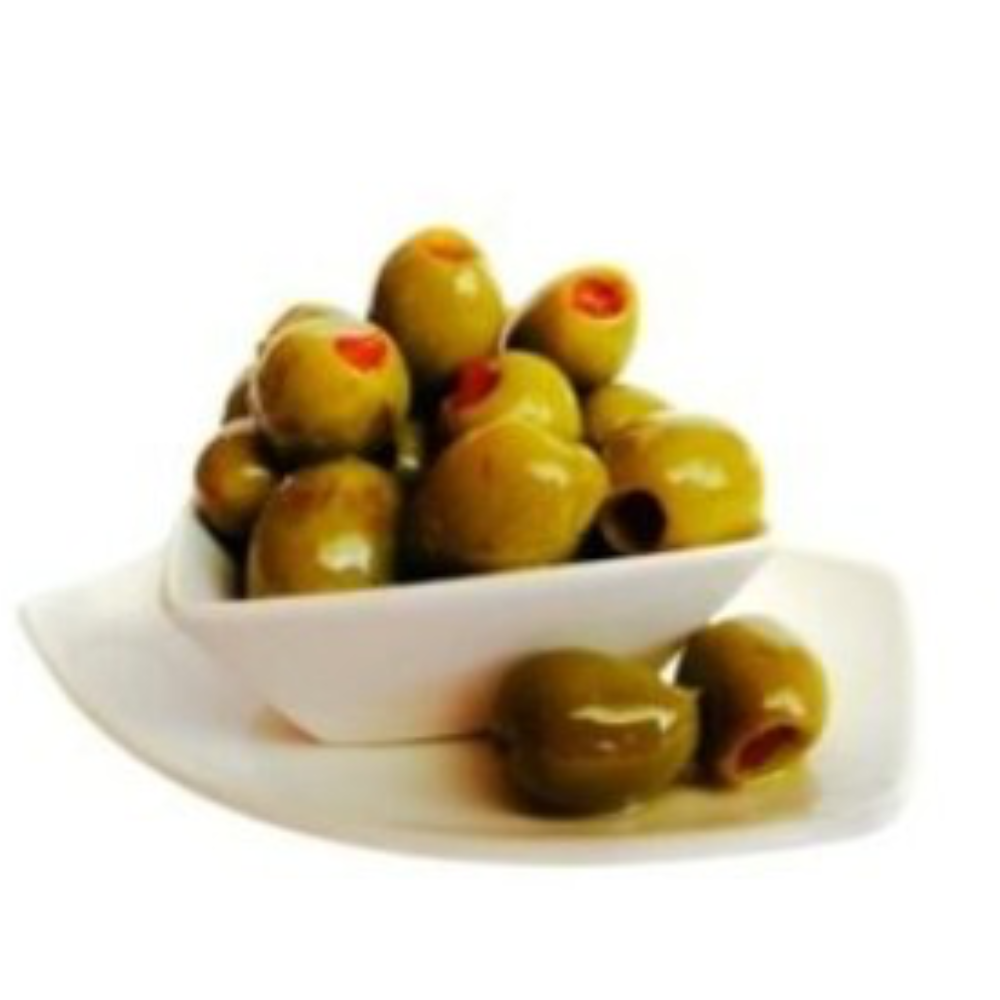 Olive Verdi Denocciolate Farcite con Peperone - 500g