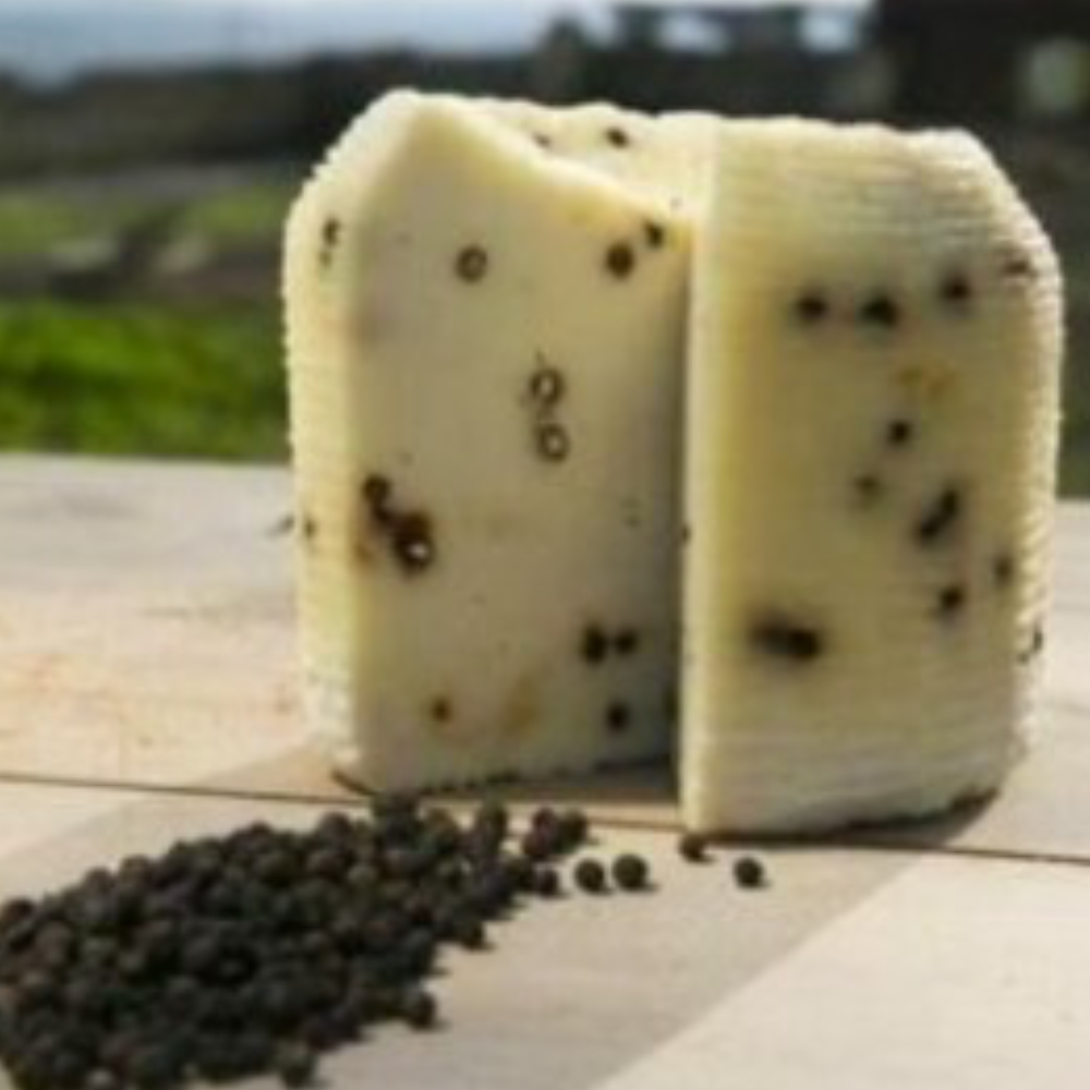 Formaggio Pecorino Primo Sale di Sicilia al Pepe Nero - 1Kg