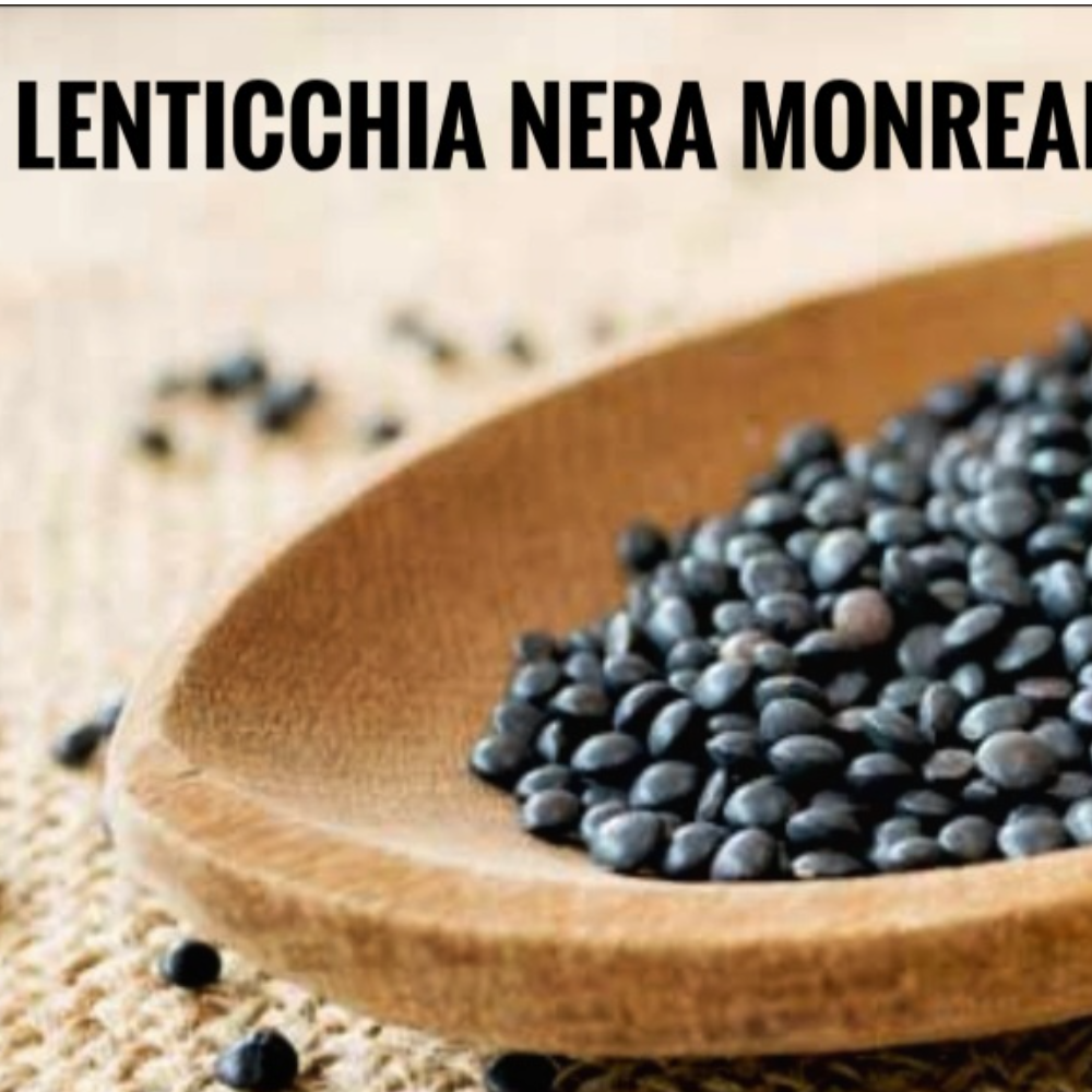 Lenticchia nera bio di Monreale gr.500