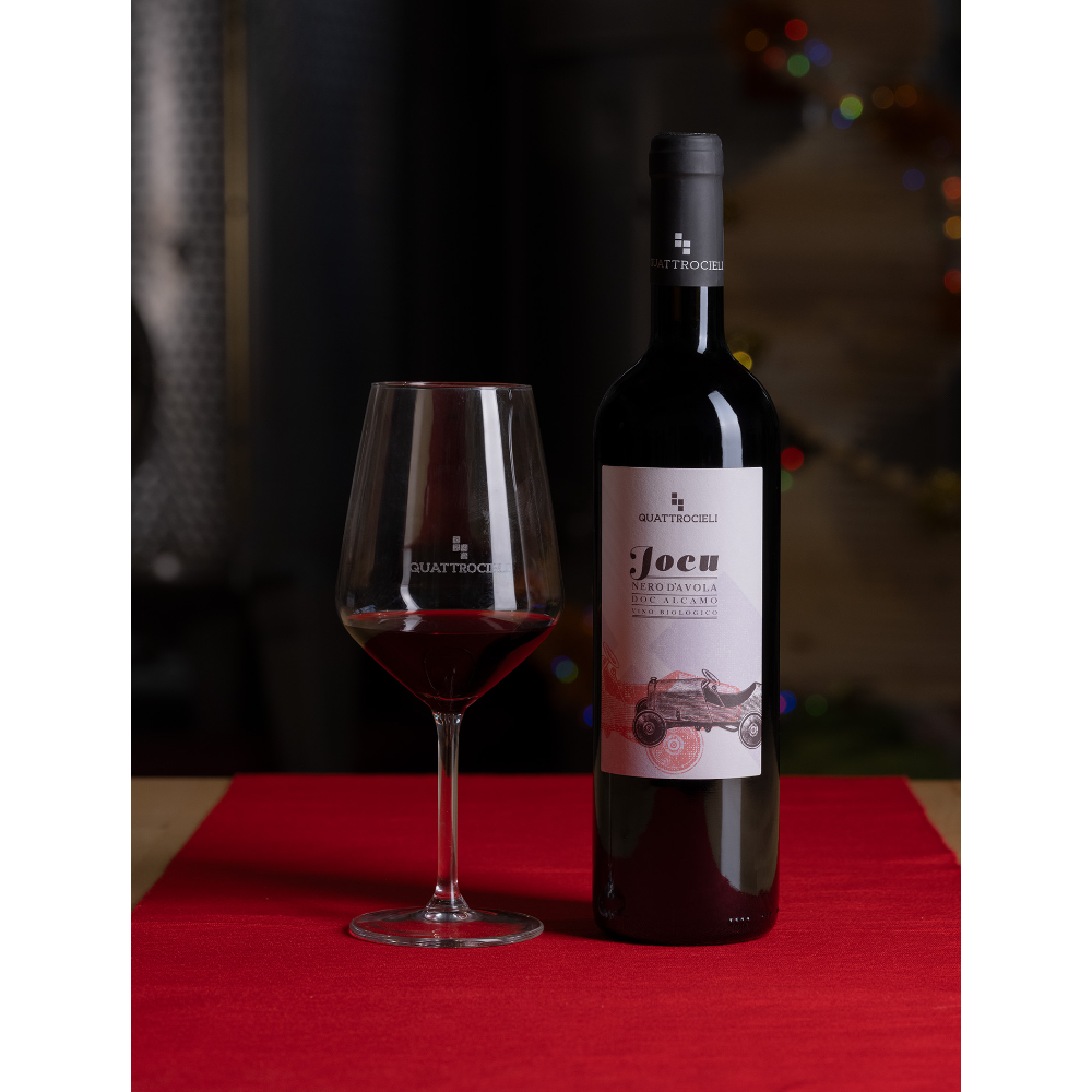  Vino Nero D'Avola DOC Alcamo Biologico "Jocu Nero" - 75cl