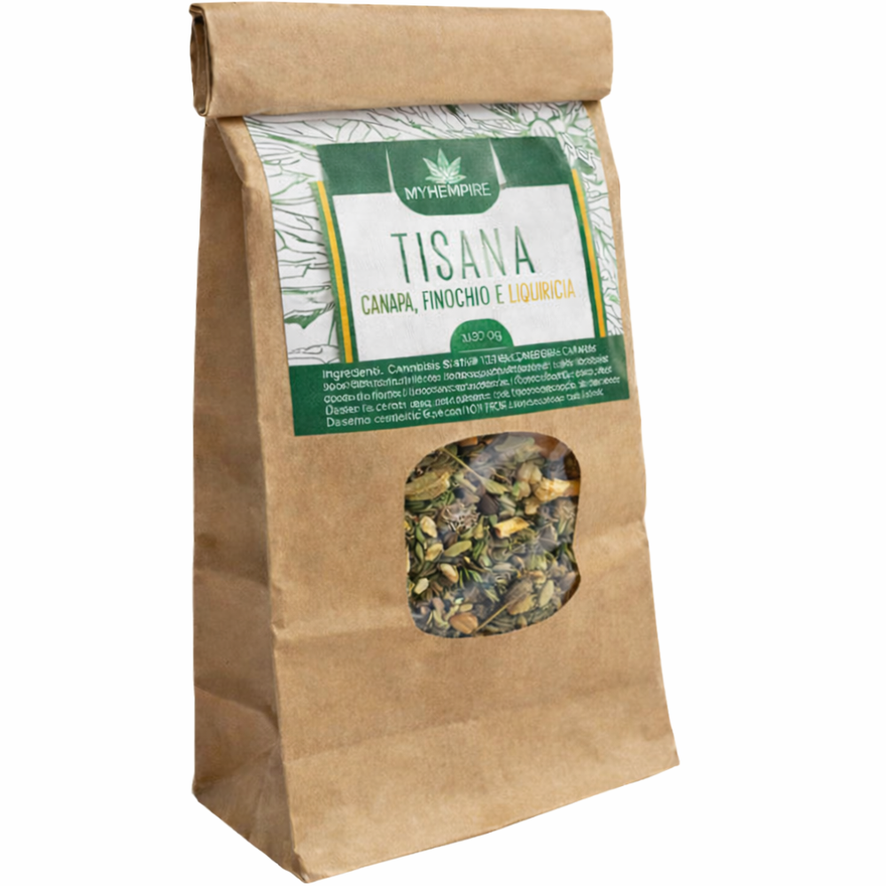 Tisana alla Canapa CBD 5% con Finocchio e Liquirizia – 25g
