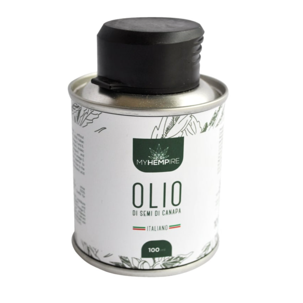 Olio Vergine di Canapa Spremuto a Freddo - 100 ml