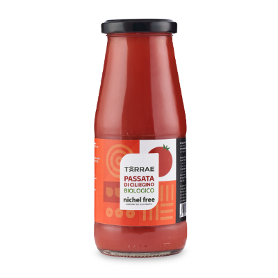 5kg di Passata di Ciliegino BIO "NICHEL FREE" - 12pz da 420g