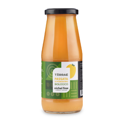 5kg di Passata di Pomodoro Giallo BIO "NICHEL FREE" - 12pz da 420g