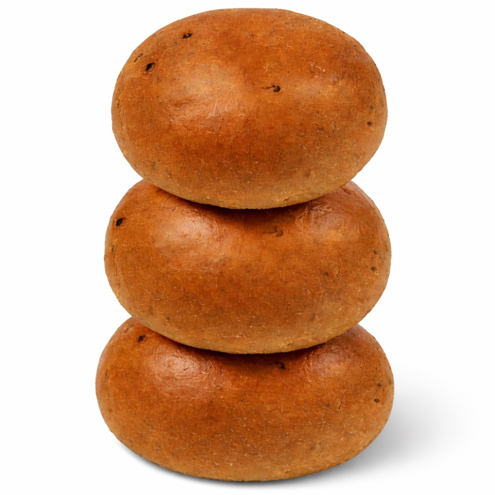 Burger Bun Proteico – 3 Panini da 125g l'uno | 28g Proteine per 100g | Low Carb 11g 