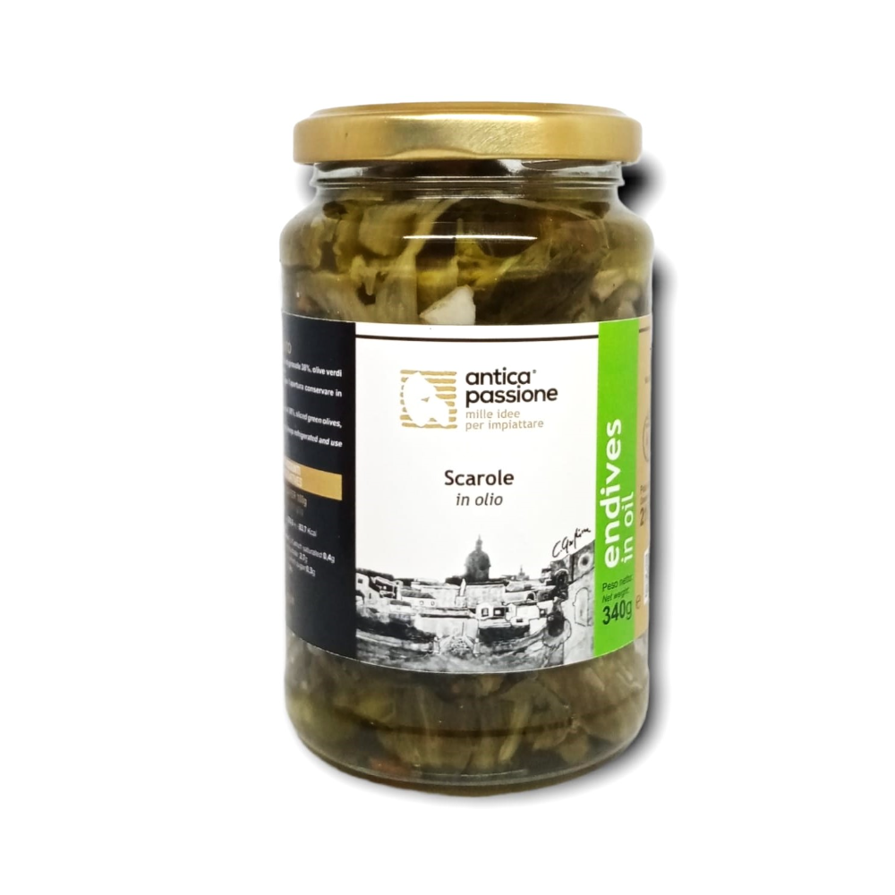 Scarole e Olive in Olio Artigianali - 340g